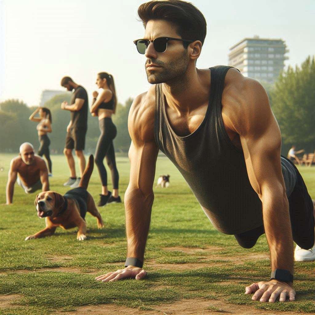 🔥 Reduce el Pecho Masculino: 10 Ejercicios y Mi Experiencia Personal Postura inicial para flexiones de pecho masculino
