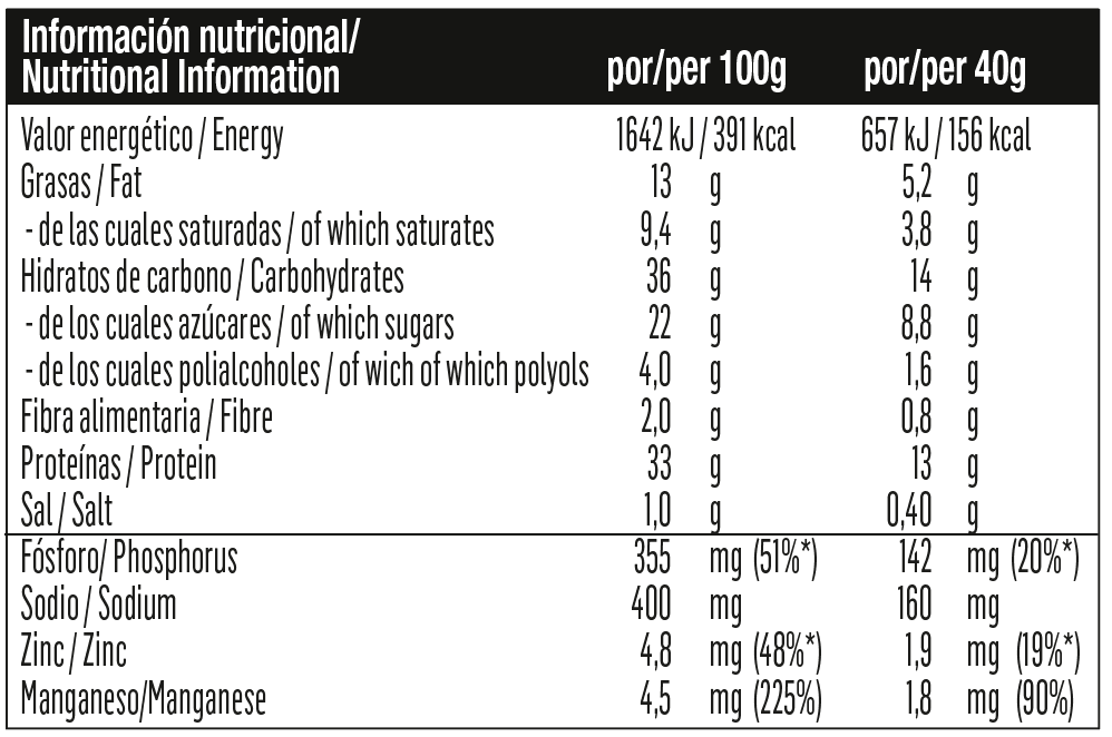 PROTEBAR Manzana 33% Protein | 12 Barritas Proteicas de Manzana con Chocolate Blanco NUTRIFACTS PROTEBAR MANZANA