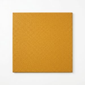Loseta de caucho ocre 1x1m