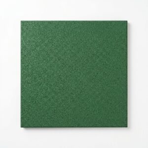 Loseta de caucho verde 1x1m